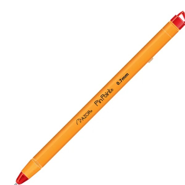 BOLIGRAFO PIN POINT AZOR 0.7MM ROJO. E.12 C.360